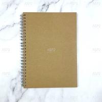 ราคา สมุดคราฟ สมุดคราฟสันห่วง Darling สมุดสันห่วง สมุดปกน้ำตาล สมุดริมลวด ขนาด A5 มีเส้น TR1581 (12366649122)