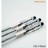 ราคา หมึกดำ ปากกาลูกลื่น Pencom OG04 ปากกาหมึกน้ำมันแบบกดสีดำ หัวปากกา 0 5 มม Black Pen จำหน่าย 12 ด้าม 50 ด้าม ปากกาดำ (19408715732)