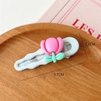ราคา Pink Peach Blossom Hairpin Fashion Headdress Bangs Side Clip MIMOON (20770916993)