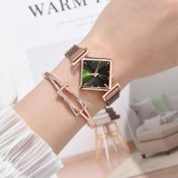 ราคา ชุดแฟชั่นนาฬิกาข้อมือเพชรสำหรับผู้หญิงสร้อยข้อมือนาฬิกาแฟชั่นเรียบง่ายมาใหม่นาฬิกาข้อมือสตรี สร้อยข้อมือ (10694130298)