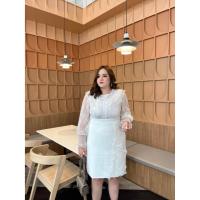 ราคา Varaphorn VP7011 Luxury White Dress เดรสสุดหรู (18492424058)