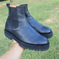 ราคา 8Us 26cm 41eu Vibram DESIGN ARCHER CHUNKY CHELSEA BOOTS IN BLACK ของแท้ มือสอง จัดส่งฟรี (21089053261)