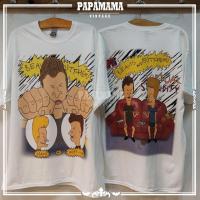 ราคา Beavis And Butthead MTV tag GILDAN แท้ เสื้อการ์ตูน DTG ดิจิตอลปรินท์ papamama vintage shirt เสื้อยืดผ้าฝ้าย (15653614536)