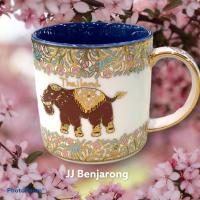 ราคา แก้วมัค เบญจรงค์ coffee tea Mug by JJ Benjarong (8841918396)