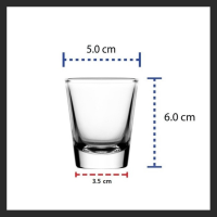 ราคา Chotika Lucky Glass แก้วเป๊ก แก้วป๊อก แก้วช๊อต แก้วใส่เทียน Euro Shot Bell Shot Rush Shot Groove Shot Glass 12ใบ (20412484824)