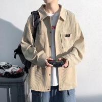 ราคา Hanlu เสื้อแขนยาวสไตล์ฮ่องกงชาย เสื้อเชิ้ตผ้าลูกฟูกหลวมๆ แจ็คเก็ตเวอร์ชั่นเกาหลี เสื้อผ้าลําลองอินเทรนด์ เสื้อแฟชั่น เสื้อกันหนาวชาย เสื้อหนาแฟชั่นสีทึบผช เสื้อหนาแขนยาว (17205772709)