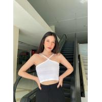 ราคา สายเดี่ยววินเทจ สายเดี่ยวทรงเกาะอก เกาะอกมีสาย สายเดี่ยวแฟชั่น เสื้อผ้าเเฟชั่น สายฝอ ถูกสุด (15071245197)