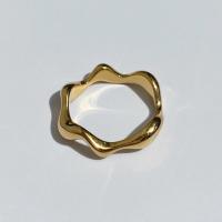 ราคา imean store Sea waves Gear rings แหวนงานไทเทเนี่ยมชุบทองเค 18k (16984173908)