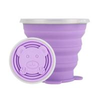 ราคา พร้อมส่ง แก้วซิลิโคน แก้วหมี แก้วน้ำพับได้แบบพกพามีที่หิ้วมีฝาปิด แก้วน้ำพับได้ ซิลิโคน แก้วน้ำพกพา แก้วพับซิลิโคน (17124803717)