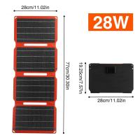 ราคา 10W 21W 28W Solar Panel Power Supply Outdoor Bag USB Output Solar Charger Folding Portable for Power Generator (18679621192)