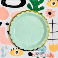 ราคา จานกระดาษ PAPER PLATE ขนาด 7 17 5 CM 10 PCS จานปาร์ตี้ จานแฟนซี สีพาสเทลหวานๆ ฟรุ้งฟริ้ง (14532091491)