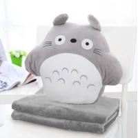 ราคา BKK BLANKET หมอน ผ้าห่ม TOTORO 2IN1 ขนาด 1เมตร x 1 7เมตร ที่นอน หมอน โตโตโระ totoro (19736921808)