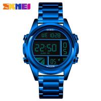 ราคา SKMEI 1448 นาฬิกา Sport Watch ของแท้ 100 ส่งเร็ว ตั้งเวลาไทยแล้ว นาฬิกาข้อมือผู้ชาย นาฬิกาผู้หญิง จับเวลา ตั้งปลุกได้ ไฟ LED กันน้ำ นาฬิกาดิจิตอล (13846406438)