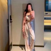 ราคา ชุดเซ็ตเกาะอกพร้อมกางเกงขายาว พร้อมส่ง ดีไซน์เก๋ ชุดเซ็ตผู้หญิง เสื้อเกาะอก กางเกงขายาว กางเกงขากว้าง (14837371538)