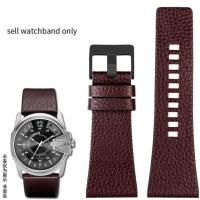 ราคา เหมาะสำหรับดีเซล DIESEL Dz4344 4323 1657 ตำรวจสายนาฬิกาหนังแท้ผู้ชายขนาดใหญ่ 30 32 (19645637856)