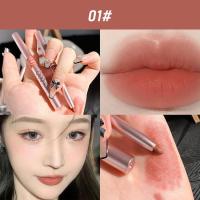 ราคา ดินสอเขียนขอบปากแบบหมุนปากกาลิปสติกสีน้ำตาลนู้ดกันน้ำแต่งหน้าหญิงดินสอแกะสลักเส้นขอบปากแบบติดทนนาน (20536767185)