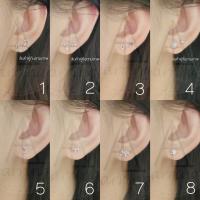 ราคา มินิมอลสีเงิน85 ต่างหูมินิมอลแบบติดหู ราคาต่อ1คู่ พร้อมแป้น ทับหลัง แบบโลหะทุกคู่ (19563997626)