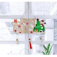 ราคา ป้ายแขวน คริสต์มาส โมบาย ไม้ธีมคริสต์มาส ของตกแต่งปีใหม่ ของตกแต่งคริสมาส Merry Christmas (11637449612)