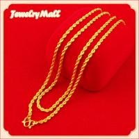 ราคา สร้อยคอ18kอิตาลีแท้ ต่างหูโซ่ห้อย ทองคำแท้ 90 สร้อยคอบิด สินคเก็บเงินปลายทางได้ (21198508821)