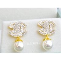 ราคา ต่างหูตัวC ต่างหูชุบทอง (17726681807)