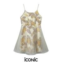 ราคา iCONiC ROSES DRESS 2041 ชุดเดรส ผ้าไหม ลายดอกไม้ คลุมผ้าแก้ว อก34 เอว28 สะโพก40 ยาว35 เดรสออกงาน เดรสราตรี เดรสแฟชั่น เดรสหรู เดรสงานแต่ง เดรสสั้น (4504172671)