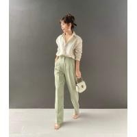 ราคา เซตเสื้อเชิ้ตผ้าลินินแท้ มาคู่กับกางเกงลินินขายาวทรงบอย (20097841621)