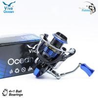 ราคา รอกสปินนิ่ง วีว่าโอเชี่ยน VIVA OCEAN สีน้ำเงิน สีแดง น็อปแต่งสุดเท่ แขนโลหะ มีให้เลือก 2ขนาด ใช้งานคลอบคลุม ตีเหยื่อปลอมได้ ตกหน้าดิน (13659923312)