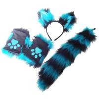 ราคา 2023 Korean Props ชุด Furry Fox Hair Hoop ถุงมือ หางสำหรับการถ่ายภาพปาร์ตี้ (19798215700)