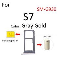 ราคา อะแดปเตอร์เต้าเสียบถาดใส่ไมโคร SD ซิมการ์ดสำหรับ Samsung Galaxy S7 Edge G930 G935ตัวยึดตัวเชื่อมต่อเครื่องอ่านสล็อตชิ้นส่วนซ่อมแซมภาชนะ (19162100861)