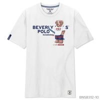 ราคา 2023 Beverly Hills Polo Club เสื้อยืดคอกลมแขนสั้น Clic Bear รุ่น BNSB312 เสื้อยืดคอตตอนลำลอง (20223019588)