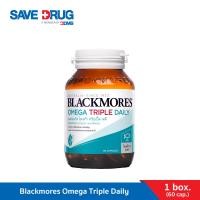 ราคา Blackmores Omega Triple Daily 60s แบลคมอร์ส โอเมก้า ทริปเปิ้ล เดลี ผลิตภัณฑ์เสริมอาหาร โอเมก้า 3 จากน้ำมันปลา (17328448233)