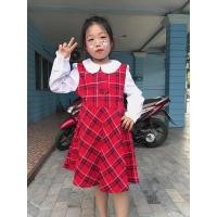 ราคา ชุดกระโปรงลายสก๊อตพร้อมเนคไทด์ น่ารักๆสไตล์เกาหลี (5392496681)