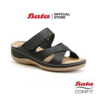 ราคา Bata COMFIT รองเท้าเพื่อสุขภาพ Comfortwithstyle รองเท้าลำลอง รองเท้าลำลองแบบสวม รองเท้าเปิดส้น สำหรับผู้หญิง สีดำ รหัส 6616233 (8168967828)