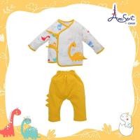 ราคา ชุดเสื้อผูกเด็กอ่อน Amusant by Enfant ผ้ายืด Cotton Spandex พิมพ์ลายไดโนเสาร์น่ารักมากค่ะ (20541177953)