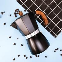 ราคา สีดำ ชุดหม้อต้มกาแฟสด มอคค่าพอท moka pot 3cup เครื่องบดเมล็ดกาแฟ มือหมุน (10348477263)