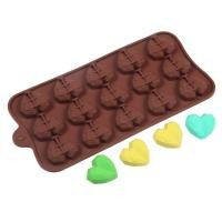 ราคา แม่พิมพ์ซิลิโคน พิมพ์สบู่ พิมพ์วุ้น พิมพ์ขนม รูปหัวใจ 15 ช่อง (20543430032)