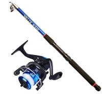 ราคา พร้อมตก คันเบ็ดตกปลาคันเบท สปิน รอกเบท รอกสปิน เหยื่อตกปลา กบยาง คัน1 8เมตร รอก คันตีเหยื่อปลอม อุปกรณ์ ครบชุด พร้อมตก สายพีอี2 0 (17156719193)