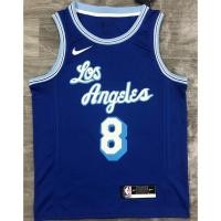ราคา hot pressed NBA jersey Los Angeles Lakers 8 Kobe Bryant yellow KB logo and other styles sports baskeyball jersey (19784402409)
