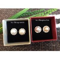 ราคา ต่างหูเงินแท้92 5 มุกน้ำจืดแท้ สีขาว ชมพู 8mm หุ้มเพชร cz เพชรด้านหลังถอดออกได้ค่ะ ใส่แยกชิ้นกับมุกได้ ตัวเรือนเงินแท้ (18831355273)