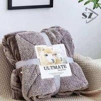 ราคา ผ้าห่มขนแกะ ผ้าห่มหนานุ่ม Ultimate สีพื้น สวย สดใส (18199651610)