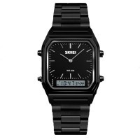 ราคา ส่งจากประเทศไทย นาฬิกาข้อมือ แบรนด์ SKMEI 1220 นาฬิกา ผู้หญิง นาฬิกาข้อมือผู้หญิง นาฬิกาผู้ชาย นาฬิกาข้อมือดิจิตอล แฟชั่น สายแตนเลส แสดงผล 2 ระบบ กันน้ำ มีบริการเก็บเงินปลายทาง (937118658)