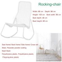 ราคา เก้าอี้โยก สีขาว พนักพิงสูงช่วยรองรับคอของคุณได้ดี (7668110693)