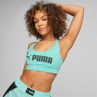 ราคา PUMA TRAINING บราออกกำลัง Fit Mid Impact Training สีเขียว APP 52219276 (20174023498)