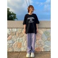 ราคา เสื้อยืดสกรีนแบรนด์ Chanel ชาแนล เสื้อใส่สบาย ผ้า Cotton100 ผ้าดีหนานุ่มใส่สบาย Street shirt (16976326465)