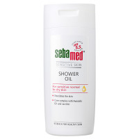 Sebamed Cleansing Shower Oil 200ml (ซีบาเมด คลีนซิ่ง ชาวเวอร์ ออยล์ทำความสะอาดผิว 200 มล.)