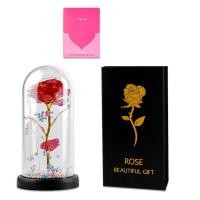 ราคา โรแมนติกดอกกุหลาบ โคมไฟตุ๊กตาหมี โคมไฟดอกกุหลาบ ตุ๊กตาจุ๊ป LEDรอบแก้วฝาครอบวันวาเลนไทน์ครบรอบวันเกิดของขวัญ (21127915549)