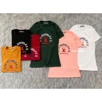 ราคา new ใหม่ เสื้อยืดคอกลมงานปัก CC OO ปักนก (20585253037)