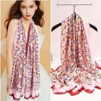 ราคา ผ้าพันคอผ้าไหมแบรนด์ดังผ้าพันคอสีดำและสีขาวแบบเดียวกันกับผ้าคลุมไหล่พิมพ์ลายแบบบางสำหรับฤดูร้อนผ้าไหมสไตล์ตะวันตกแมทช์ลุคง่ายสำหรับฤดูใบไม้ผลิและฤดูใบไม้ร่วงปี2021 (15632872712)