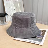 ราคา หมวกบักเก็ต กำมะหยี่ลูกฟูก สีพื้น มินิมอล bucket Ins ปรับขนาดได้ (20850839729)