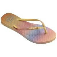 ราคา Havaianas ฮาวายานัส รองเท้าแตะ รองเท้าหูหนีบ CR Slim Sun 4146908 7598 YL 1190 (20997480801)